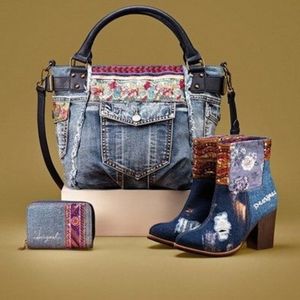 Desigual jean tote bag / crossbody